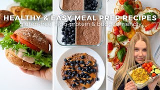 Healthy & Easy Meal Prep Recipes | Glutenfree Highprotein Meals Under 3€