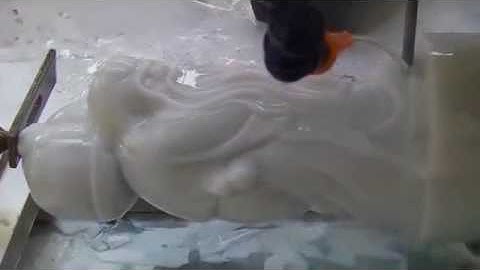 3D Jade carving by CNC Jade carving machine 00 00 11 00 01 51