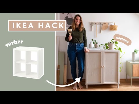 IKEA HACK mit Bosch Home & Garden: KOMMODE zum HOLZSTAPEL mit Geheimfächer  bauen