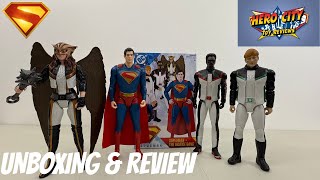 Celebrity Superman 2025 Movie Spin Master 4-pack Justice Gang figures Unboxing & Review Profile
