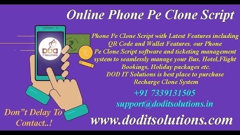 Phone Pe Clone | Phone Pe Clone Script | DOD IT SOLUTIONS