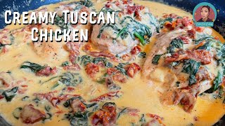 CREAMY TUSCAN CHICKEN | HOW TO TUSCAN CHICKEN RECIPE