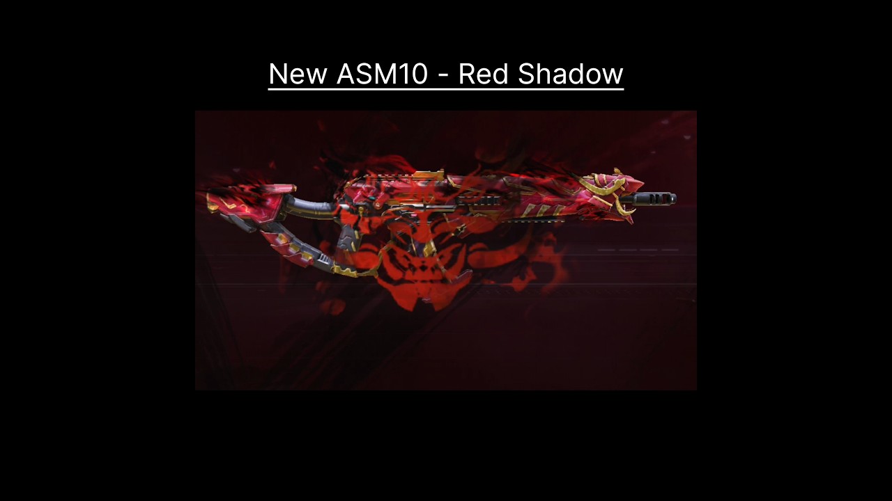 ASM10 - Red Shadow legendary free gun in CODM