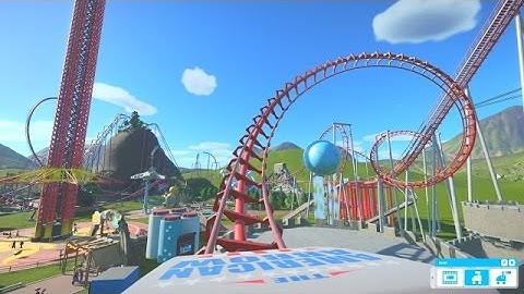 DOUBLE CORKSCREW! - PLANET COASTER #18