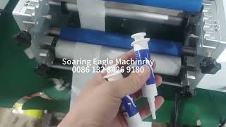 Semi automatic syringe labeling machine 1 #labelingmachine#sringelabelingmachine