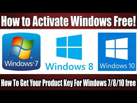 How To Get Your Product Key For Windows 7/8/10 &  How to Activate Windows Free!