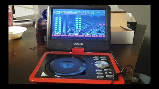 COOAU Portable DVD Player 11.5' with Game Joystick Review & Unbox | Best Portable DVD Player
