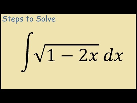 Integral of sqrt(1-2x)