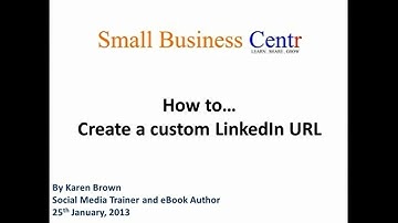 How to create a custom LinkedIn URL