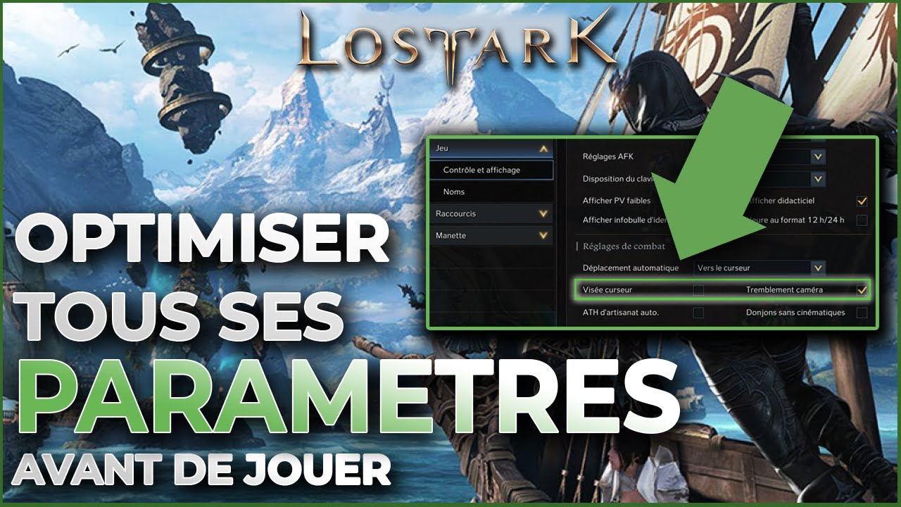 Réglages des paramètres et interface indispensable avant de jouer - LOST ARK SETTINGS