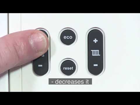 Using the controls on an ATAG boiler