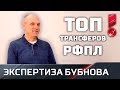 ТОП главных трансферов РФПЛ от Александра Бубнова