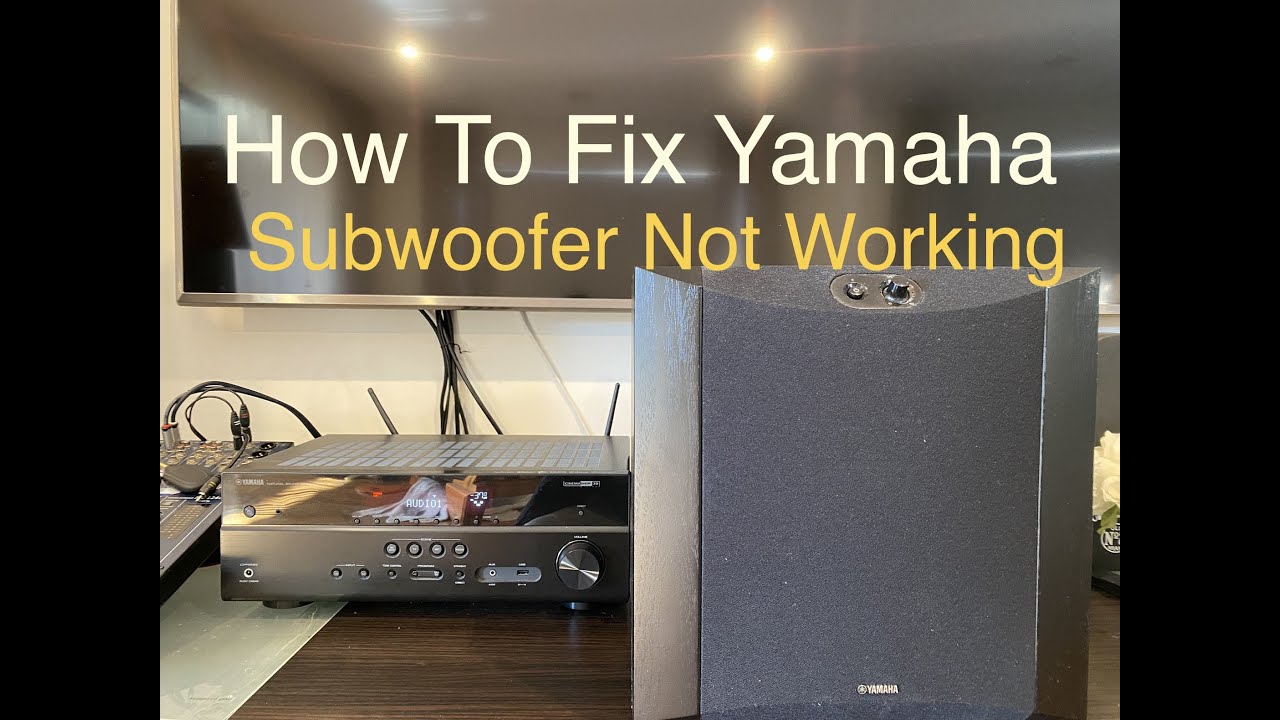 🇦🇺 How Fix Subwoofer Not Working -