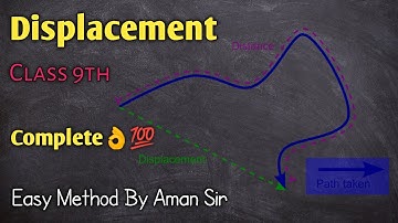 What Is Displacement In Physics Class 9th Cbse Board @AayuPhysics