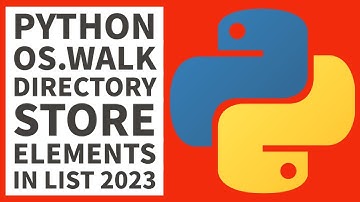 Python Beginners - Print Directory Files & Append To List 2023