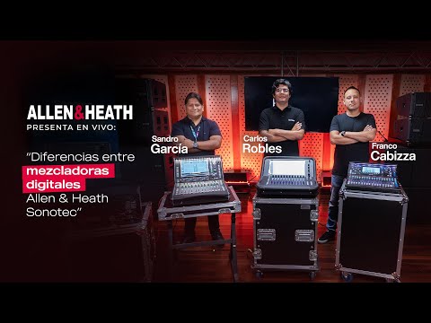 Diferencias entre mezcladoras digitales Allen & Heath