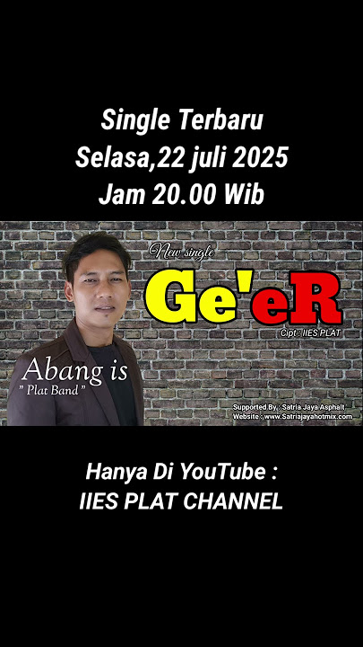 Jangan lupa nanti malam #shorts #iiesplatchannel #terbaru #new #single #platband #abangis #lagu