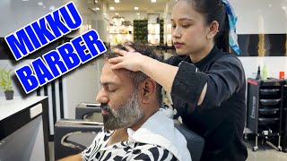 Asmr Deep tissue head massage, back massage, neck cracking by MIKKU BARBER