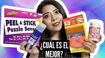 ¿Qué tipo de pegamento se utiliza para rompecabezas?