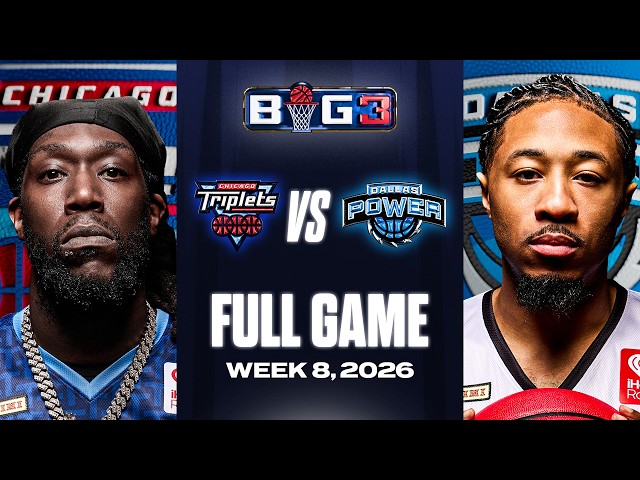 SEASON 9 WEEK 8: THE 1 SEED ON THE LINE | CHICAGO TRIPLETS VS DALLAS POWER FULL GAME