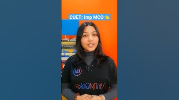 CUET exam : preparation of general test| Imp. MCQ| ✅✅👈