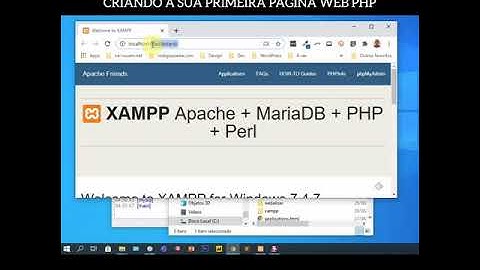 Como instalar e usar o XAMPP - Criando a sua primeira página web com o PHP | OSVALDO LIVONDENI