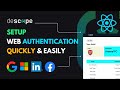 Add Authentication to Your React Application With Descope | 2023  - ReactJS Authentication