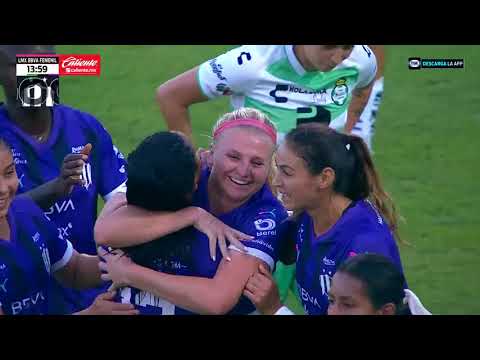 Rayadas abre el marcador ante Santos l Liga MX femenil