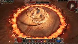 Titan quest 2 -  Reaver - Rage Crit Whirlwind / Lethal strike Vs Level 70 Ixion Boss fight