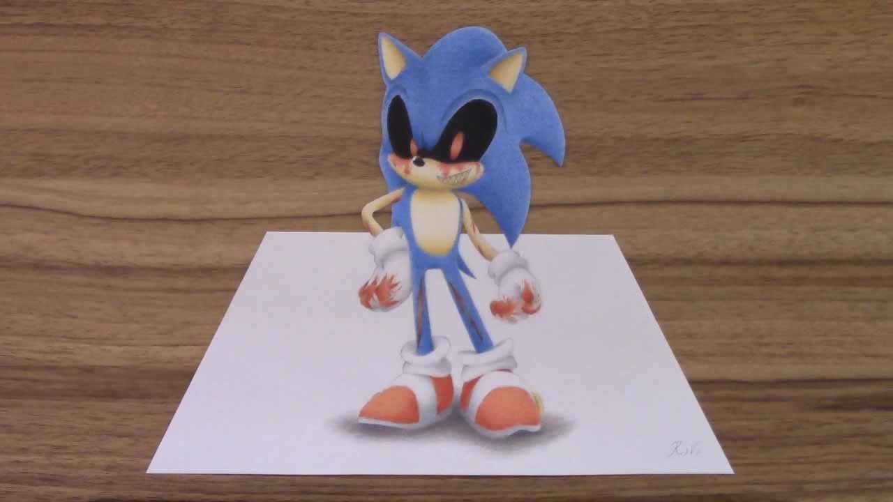 STL file SONIC.exe / CreepyPasta Sculpture 🗿・3D printable design to  download・Cults