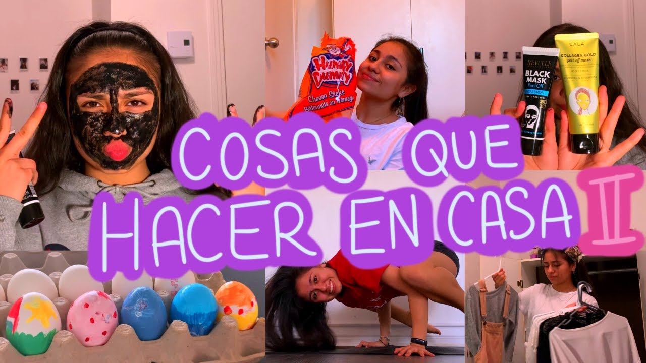 💡 IDEAS para hacer EN CASA cuando te aburres PARTE II 💡// CUARENTENA