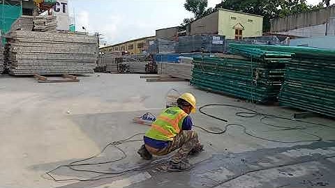 Cắt rãnh ramp dốc tầng hầm tphcm 0908.130.160 sắc nét