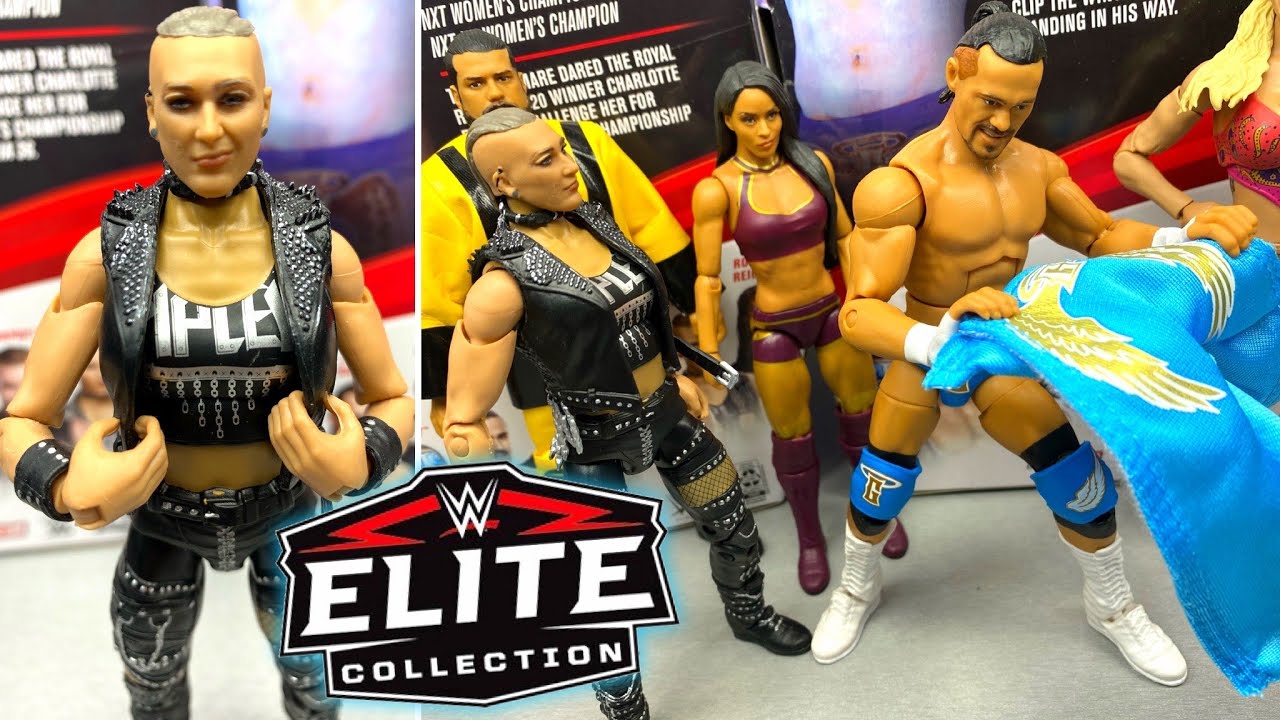 Wwe Elite 84 Rhea Ripley Angel Garza Figure Review Youtube