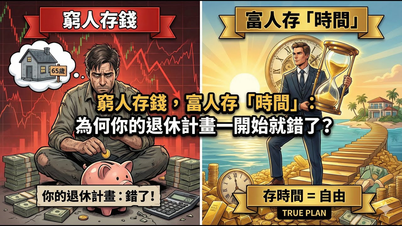 窮人存錢，富人存「時間」：為何你的退休計畫一開始就錯了