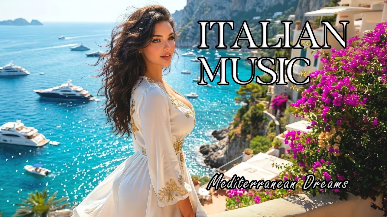 🎶 Italian Vibes & Mediterranean Dreams Ambience 🎶 2+ Hours Lake Como & Amalfi Coast Scenery