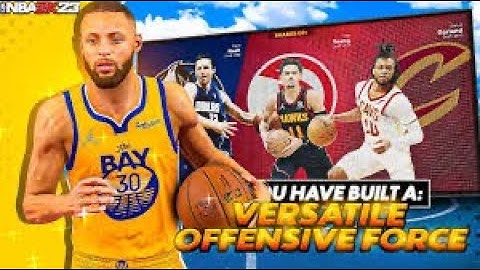 NBA 2K23 Replica build of Stephen curry Hall of Fame Shooting badge
