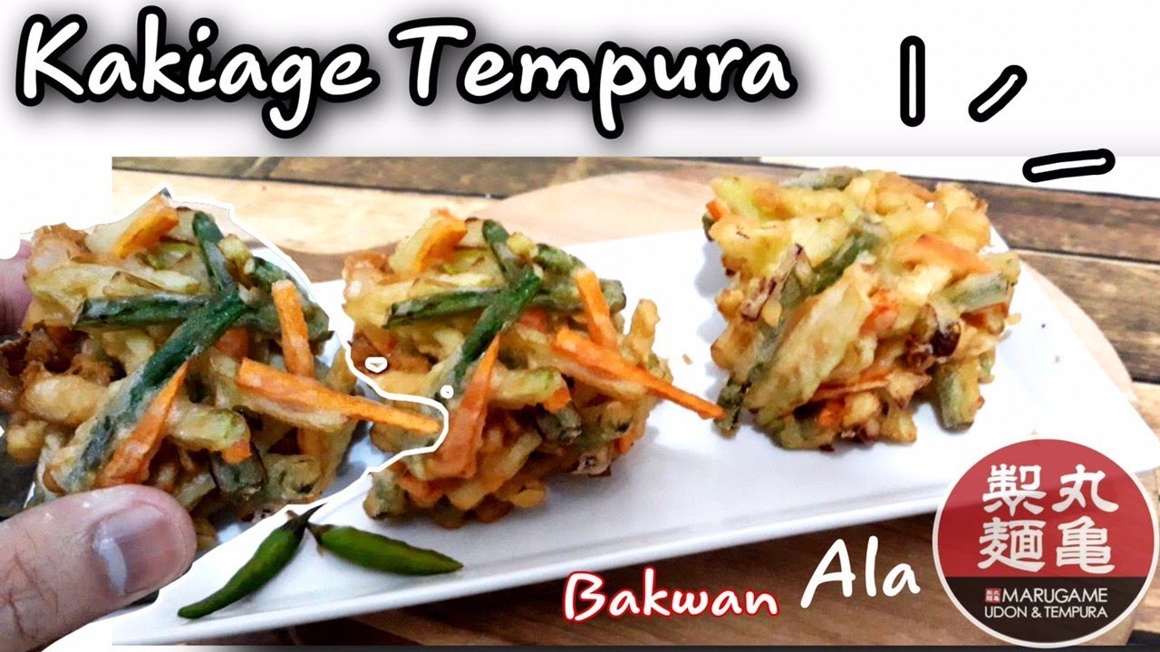 Resep BAKWAN Ala MARUGAME UDON "KAKIAGE TEMPURA" 10 YouTube