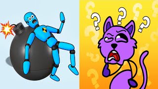 😈 Ragdoll Break vs Help Me Monster 2 Funny Puzzle Challenge Game Relaxing ASMR Trending Addictive 🤯🔥 screenshot 3
