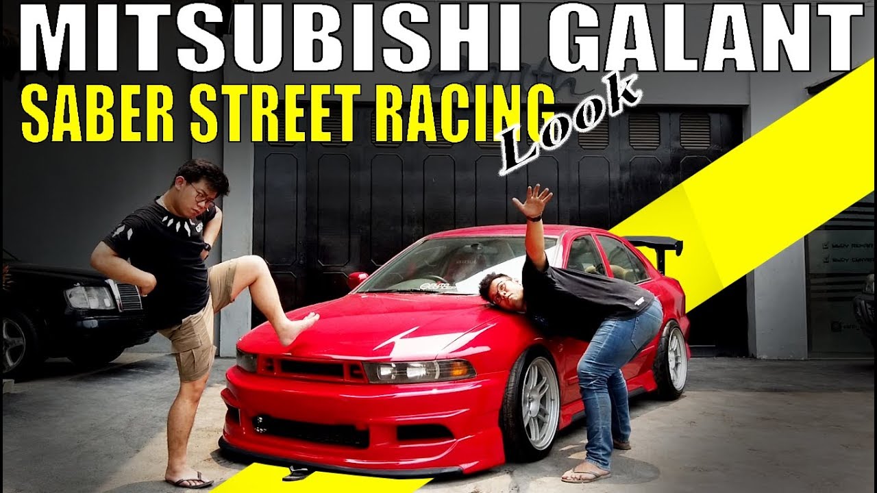  Modifikasi  Mitsubishi Galant  HIU SABER Street Racing Look 