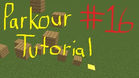 Minecraft Tutorial: How to build a Parkour - EP16