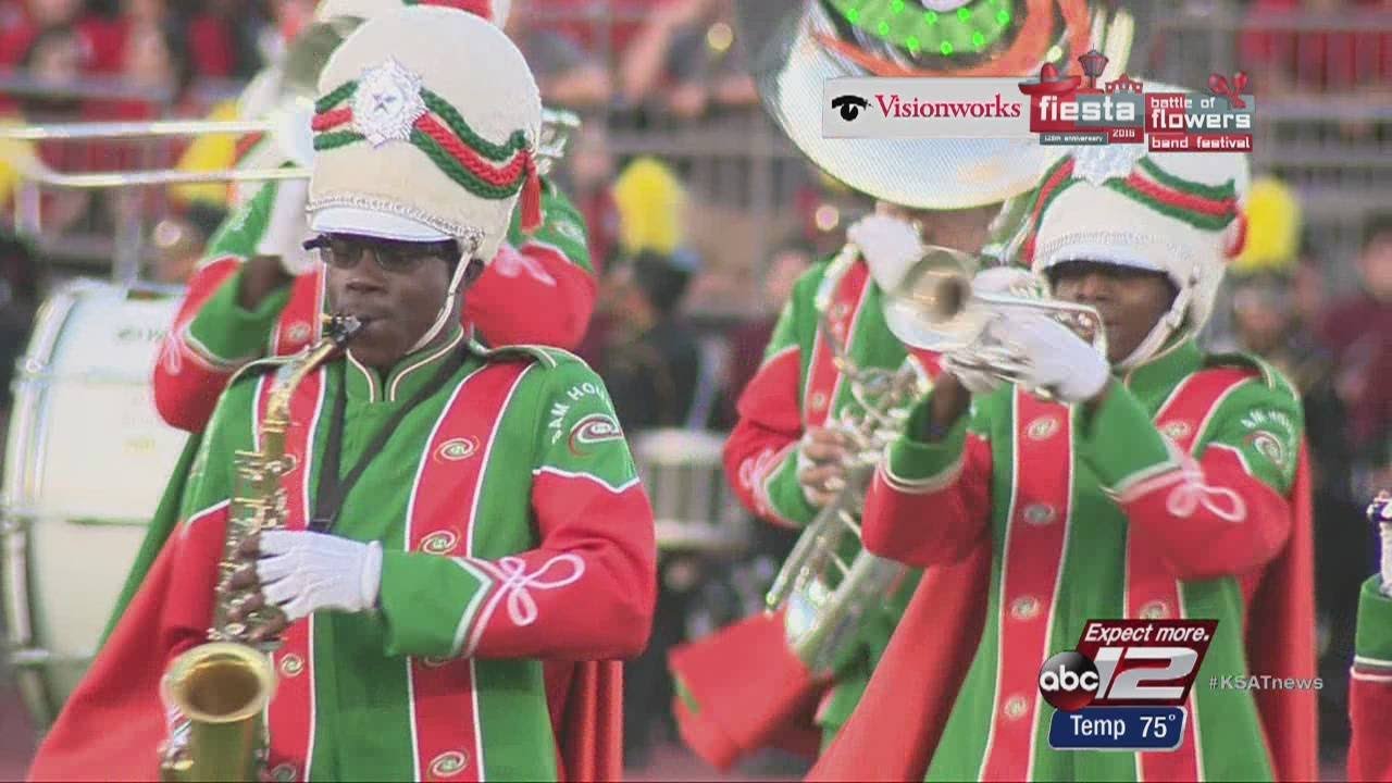 VIDEO Battle of Flowers Band Festival packs Alamo Stadium YouTube