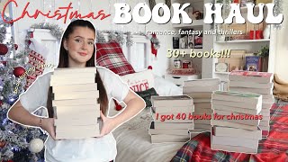 HUGE Christmas Book Haul 📖🎄🛒 (30  Books for Christmas) | Ella Rose Reads