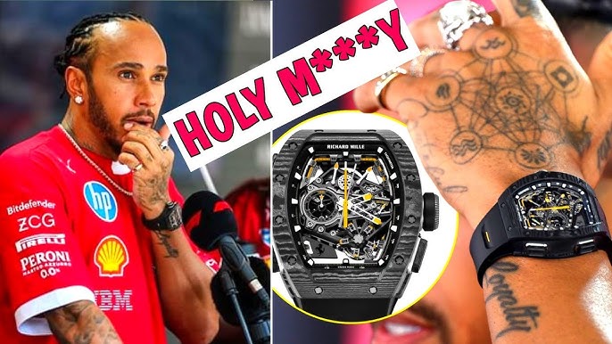 Lewis Hamilton Shows Off $1.5 Million Ferrari Watch Ahead Of Spanish Gp |  F1 NEWS - YouTube