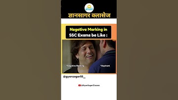Negative Marking in SSC Exams 😂 #ssccgl2023 #shorts #ssccgl2024 #viral #memes #ssccgl #aspirants