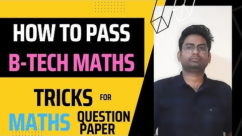 HOW  ⁉️ TO PASS BTECH MATHS|QUESTION PAPER HANDLING #btechmaths #jntuh #jntua #osmaniauniversity