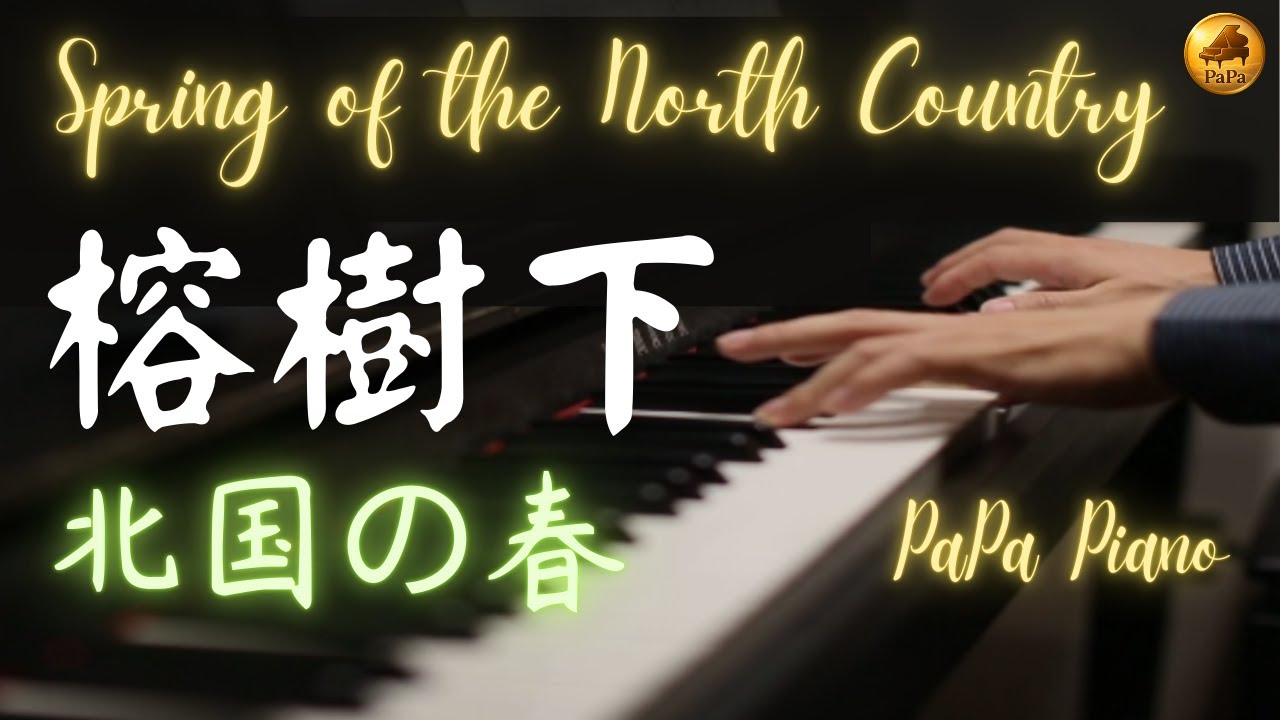 ❄️榕樹下｜余天｜鋼琴演奏 Piano by PaPa｜同旋律作品《我和你》（鄧麗君）｜原曲：北国の春（千昌夫）｜Spring of the North Country《No.222》