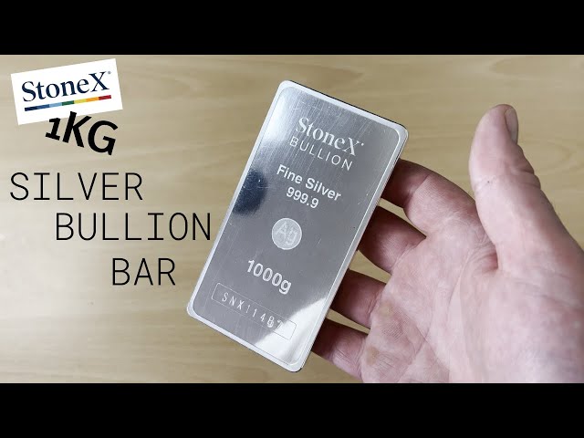 StoneX 1 KG Silver Bullion Bar class=