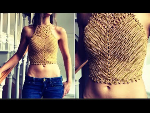 Crochet Summer Crop Top Tutorial