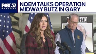 FULL SPEECH: DHS Sec. Kristi Noem talks Operation Midway Blitz in Gary