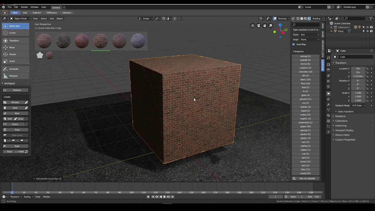Blenderkit addon for blender 2 8 youtube